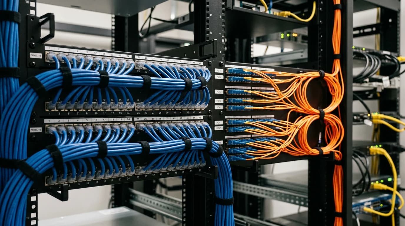 Network cabling in St. Tammany Parish