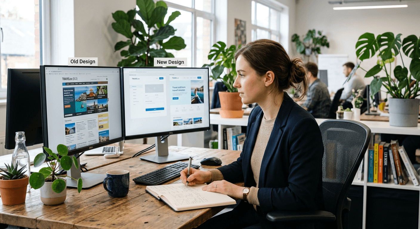 Website redesign services