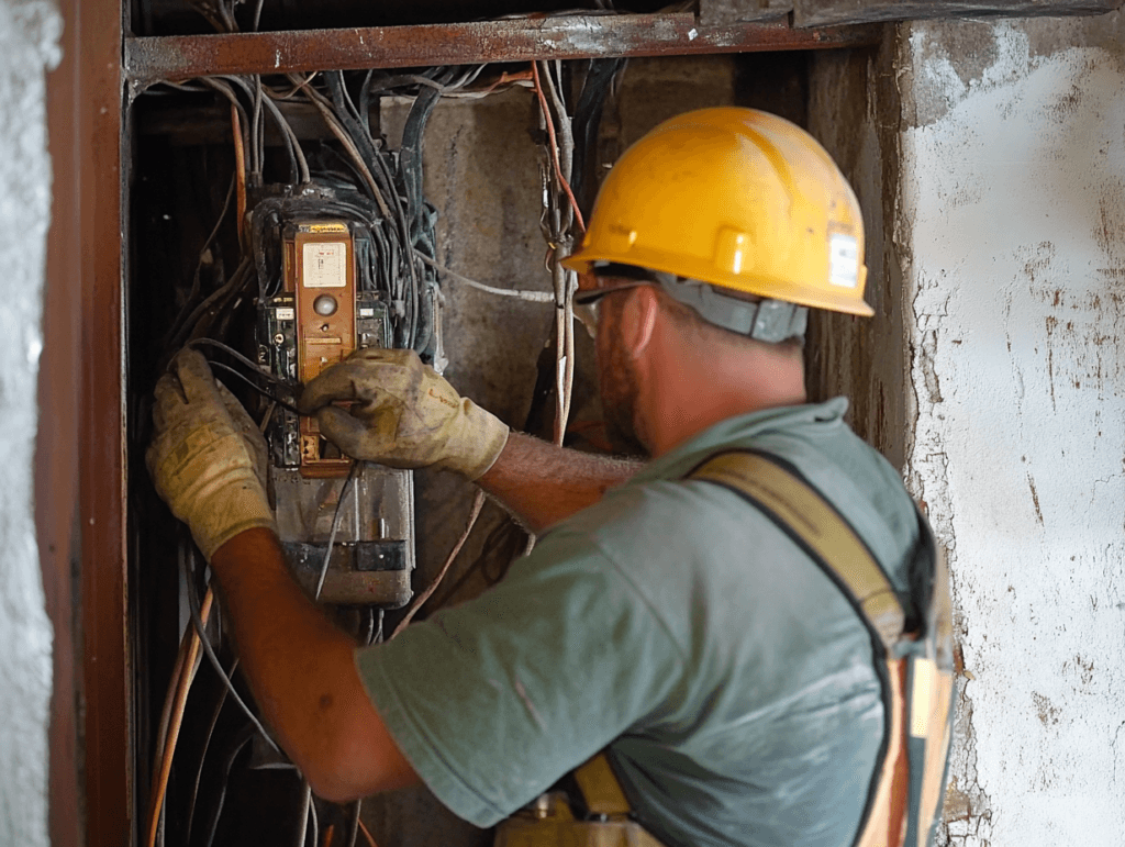 Guy_performing_Cable_and_Fiber_Repair