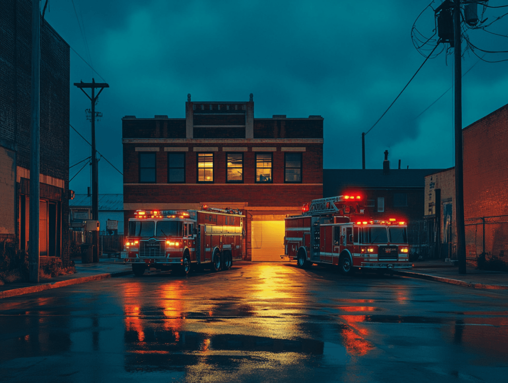 photograph_of_an_american_Police_and_Fire_Department